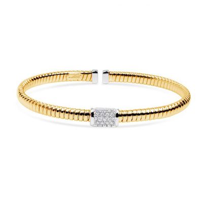 Tubogas Bracelet Diamond Bangle