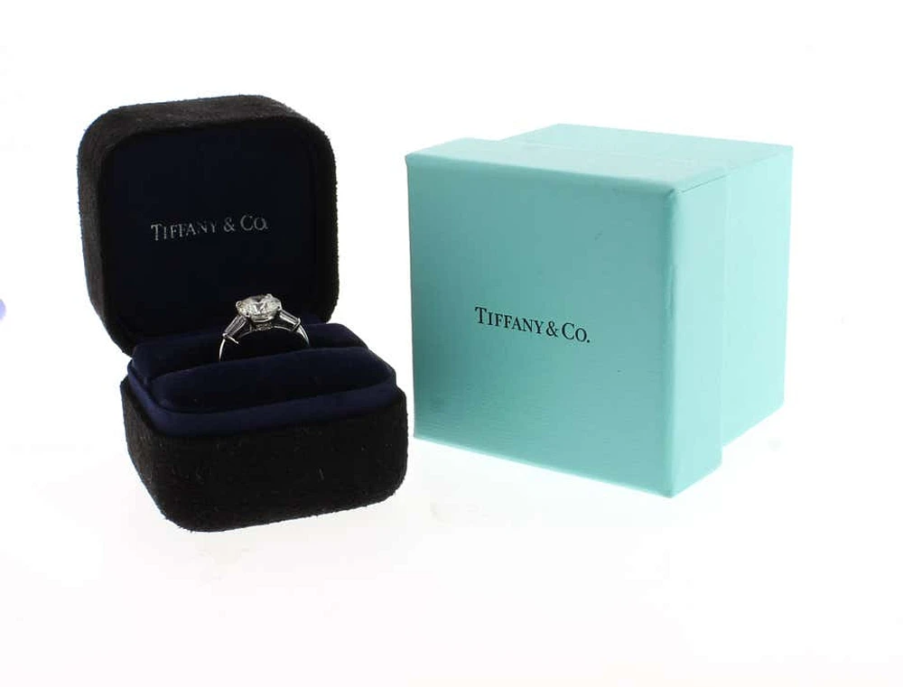 Tiffany & Co. 2.27 Carat Diamond Solitaire Engagement Ring