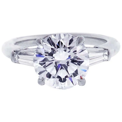 Tiffany & Co. 2.27 Carat Diamond Solitaire Engagement Ring