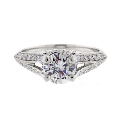 Bell Epoch Style Diamond Engagement Ring