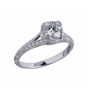 Bell Epoch Style Diamond Engagement Ring