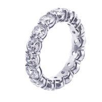 Full Circle Round Diamond Band Ring