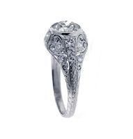 Art Deco Old Europe Diamond Engagement Ring