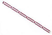 Tiffany & Co. Burma Non Heated Ruby and Diamond Art Deco Bracelet