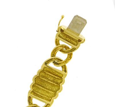Tiffany & Co. Grooved Link Bracelet
