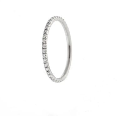 Tiffany & Co. Soleste Full Diamond Eternity Band Ring