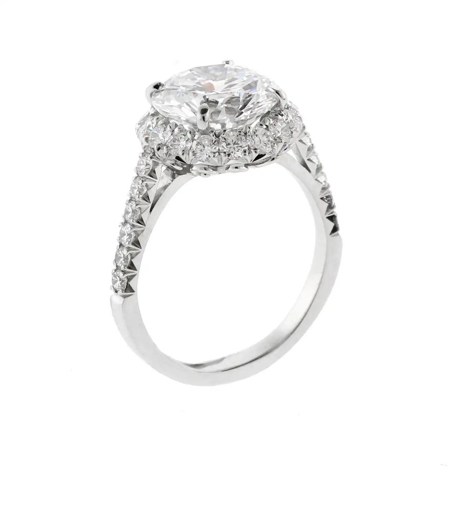 3.21 G.I.A. Brilliant Round Cut Diamond, by Pampillonia