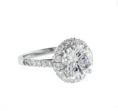 3.21 G.I.A. Brilliant Round Cut Diamond, by Pampillonia