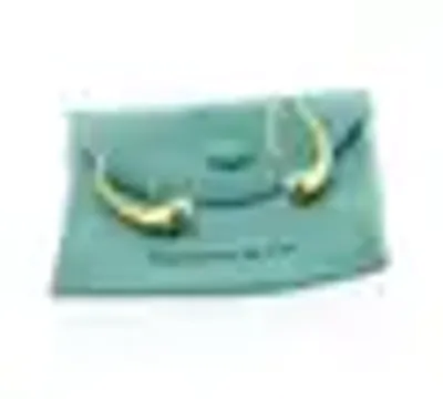 Elsa Peretti for Tiffany & Co. Gold Tear Drop Hoop Earrings