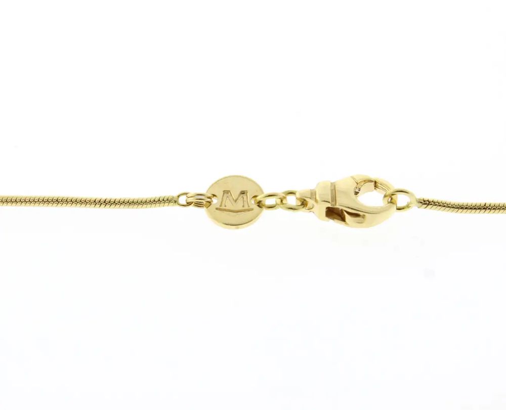 Movado Diamond Circle Pendant Necklace