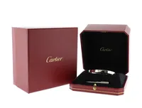 Cartier Love Bracelet 18 Karat White Gold Size 18