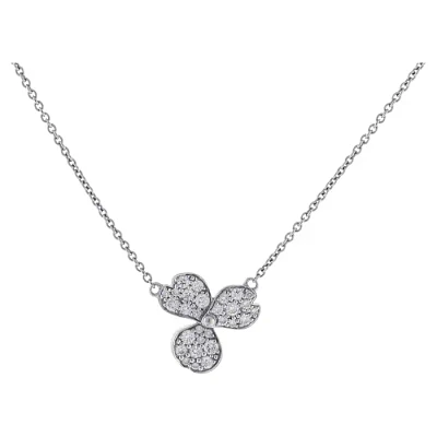 Tiffany & Co.’s Paper Flower Diamond Platinum Pendant