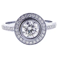 Cartier d’Amour Platinum Diamond Engagement Ring