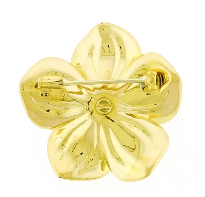 Van Cleef & Arpels Diamond 18 Karat Gold Magnolia Brooch