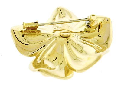 Van Cleef & Arpels Diamond 18 Karat Gold Magnolia Brooch