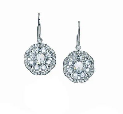 Tiffany & Co. Enchant Fleur Hook Earrings