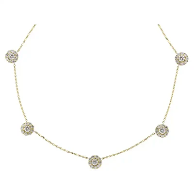 Fiore Five Station Diamond Necklace