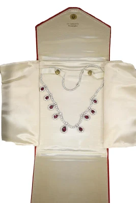 Oscar Heyman for J. E. Caldwell Ruby and Diamond Necklace