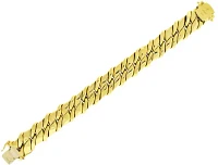 18kt Gold Woven Bracelet Made by Abel & Zimmerman for Pampillonia Jewelers