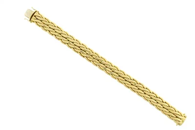 Abel & Zimmerman 18kt Gold Woven Bracelet