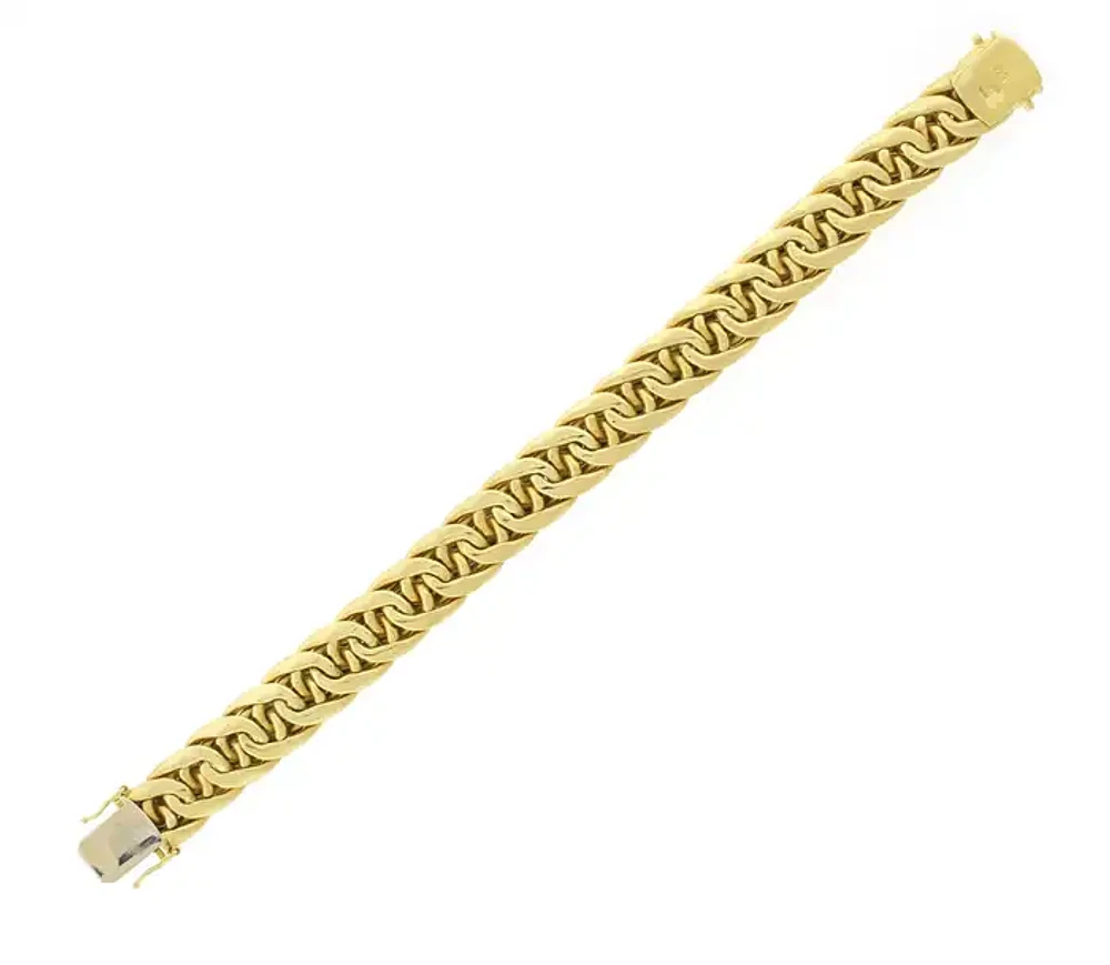Abel & Zimmerman 18kt Gold Woven Bracelet