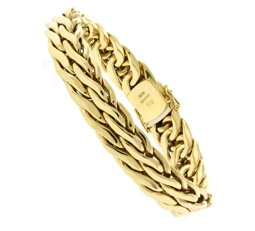 Abel & Zimmerman 18kt Gold Woven Bracelet