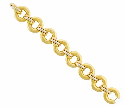 Cartier 18kt Gold Trinity Round Link Bracelet