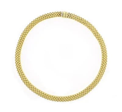 Italian 18kt Chain Link Necklace By Fope