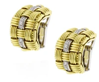 Roberto Coin Appassionata Earrings with Diamonds