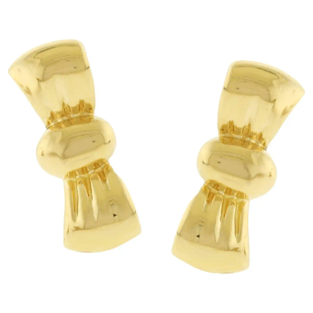 Boucheron Gold Bow Earrings