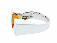 18kt White Gold Gucci Citrine Ring