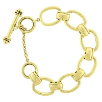 Elizabeth Locke Oval Link Open Bracelet