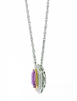 Purple Sapphire Necklace