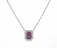 Purple Sapphire Necklace