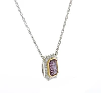 Purple Sapphire Necklace