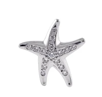 Tiffany & Co. Platinum Diamond Elsa Peretti Starfish Earrings