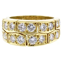 Van Cleef & Arpels 18kt Yellow Gold Diamond Band