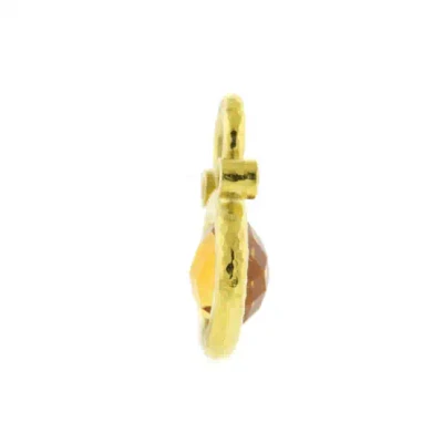 Elizabeth Locke Citrine and Spessartite Earring Charms