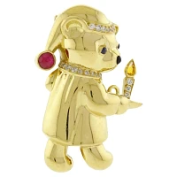 Jonathan Ralston’s Exquisite Limited Edition Gold Bear Brooch