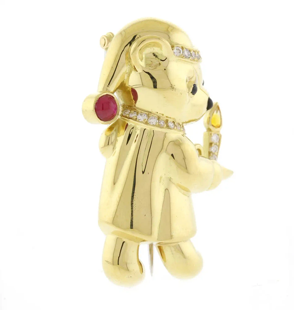 Jonathan Ralston’s Exquisite Limited Edition Gold Bear Brooch