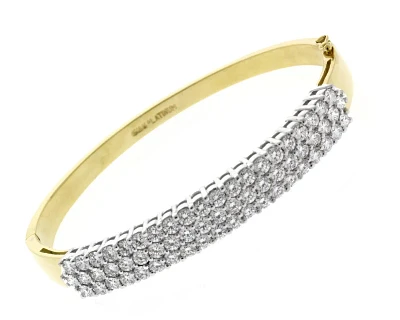 Yellow Gold and Platinum Diamond Bracelet