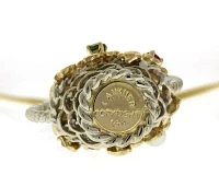 Henry Dankner 14kt Basket Pendant
