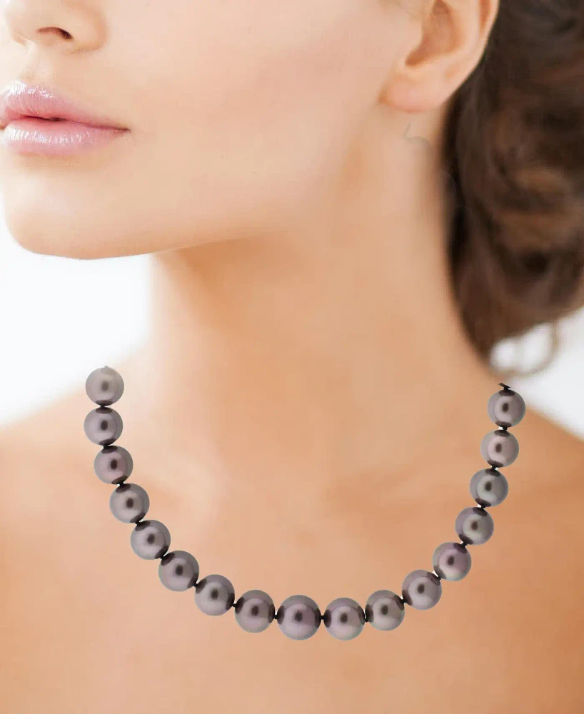 Tahitian South Sea Pearl Peacock Necklace