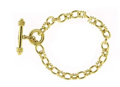 Elizabeth Locke 19kt Charm Bracelet