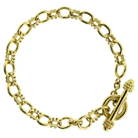 Elizabeth Locke 19kt Charm Bracelet