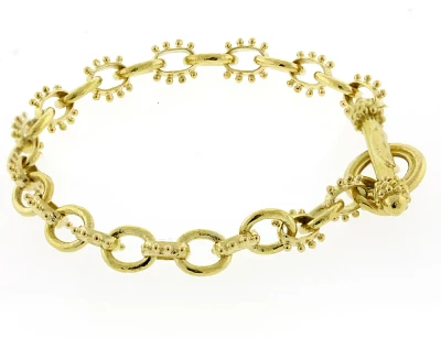 Elizabeth Locke 19kt Charm Bracelet