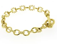 Elizabeth Locke 19kt Charm Bracelet