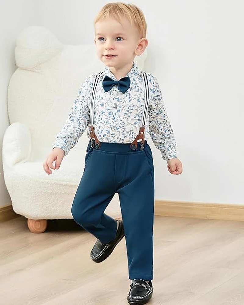 Paparazzi Deep Turquoise Boys 5 pc Vest Set