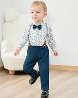 Paparazzi Deep Turquoise Boys 5 pc Vest Set