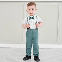 Paparazzi Ocean Green Boys 5 pc Vest Set